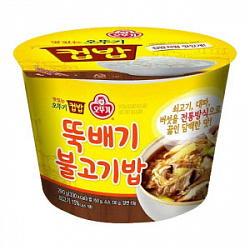 Рис Ottogi с тушеным мясом Пулькоги, 320 гр