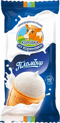 Мороженое пломбир ванильный в вафельном стаканчике 15%, 100 гр