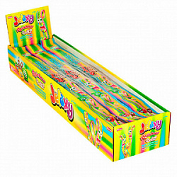 Мармелад Jelaxy Belts кислые ленты Радуга, 15 гр