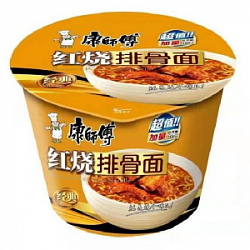 Лапша Kang Shi Fu вкус тушеных ребрышек, чашка 108 гр