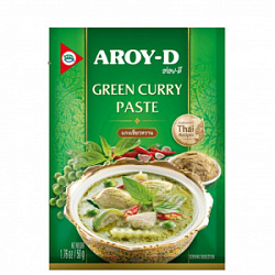 AROY-D Паста Карри зеленая, 50 гр