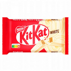 Nestle KitKat 4 Fingers White Вафля с белым шоколадом, 41,5 гр