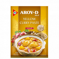 AROY-D Паста Карри желтая, 50 гр
