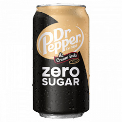 Напиток Dr.Pepper Cream Soda Zero, 355 мл