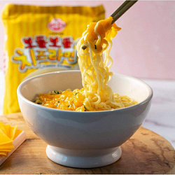 Лапша Ottogi Cheese Рамен, пачка 111 гр