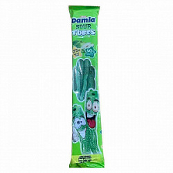 Мармелад DAMLA Кислые трубочки Яблоко, 35 гр
