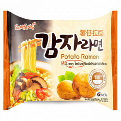 Лапша Samyang Рамен со вкусом картофеля, пачка 120 гр 