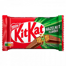 Nestle KitKat 4 Fingers Hazelnut Вафля с фундуком, 41,5 гр