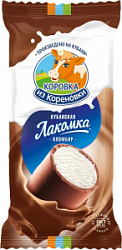 Мороженое пломбир ванильный Лакомка в шоколадно-сливочной глазури 15%, 90 гр