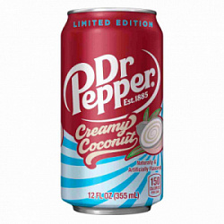 Напиток Dr.Pepper Creami Cocanut, 355 мл