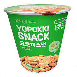 Чипсы рисовые Yopokki с васаби, 50 гр