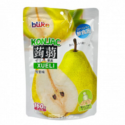 Желе мармеладное Blike с конняку - груша, 160 гр