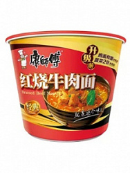 Лапша Kang Shi Fu вкус тушеной говядины, чашка 113 гр