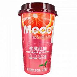 Фруктовый чай MECO со вкусом персика и грейпфрута, 400 мл