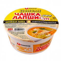 Лапша Nongshim Донсан вкус курицы, чашка 86 гр